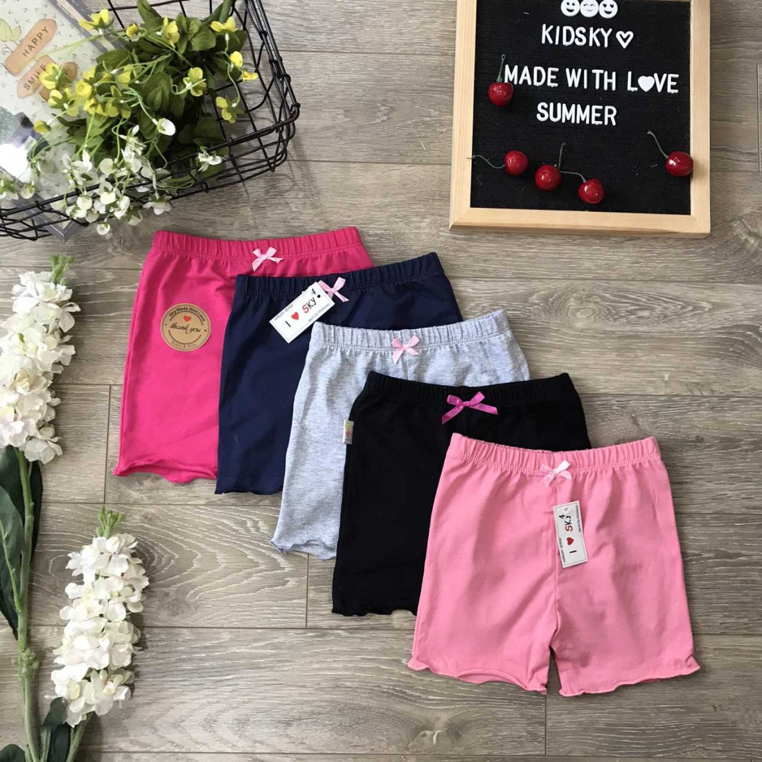 legging đùi bèo gấu bé gái size 3-10  -ldb8-